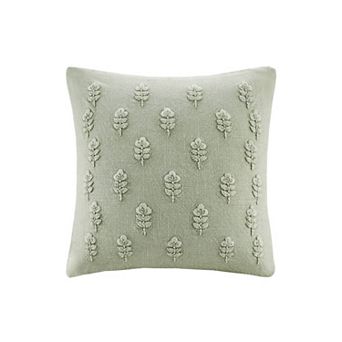 Harbor House Ave Botanical Embroidered Cotton Pillow Cover