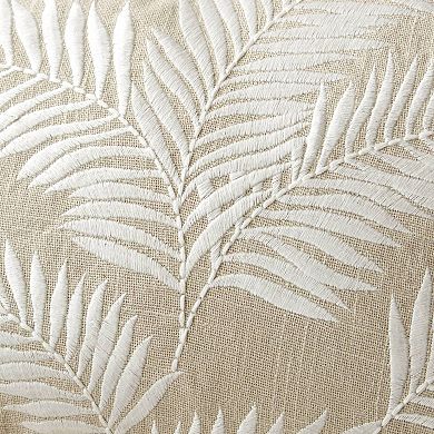 Harbor House Ella Botanical Embroidered Cotton Pillow Cover