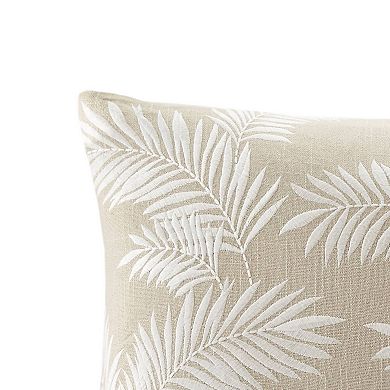 Harbor House Ella Botanical Embroidered Cotton Pillow Cover