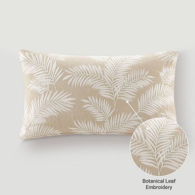 Harbor House Ella Botanical Embroidered Cotton Pillow Cover