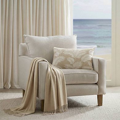 Harbor House Ella Botanical Embroidered Cotton Pillow Cover