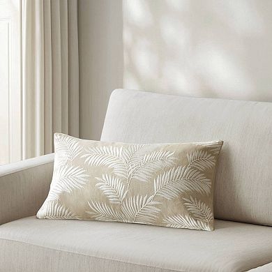 Harbor House Ella Botanical Embroidered Cotton Pillow Cover