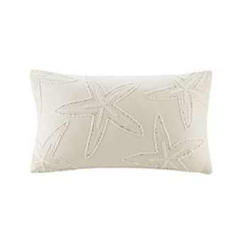 Harbor House Lily Starfish Embroidered Cotton Blend Pillow Cover