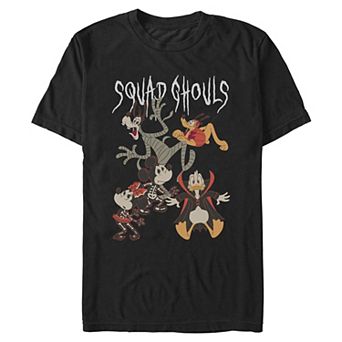 Men's Disney's Mickey & Friends Squad Ghouls Halloween Graphic Tee