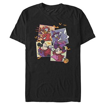Men's Disney's Mickey & Friends Spooky Portraits Halloween Graphic Tee