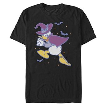 Men's Disney's Donald Duck Mischievous Time Halloween Graphic Tee