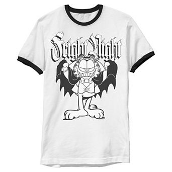 Men's Garfield Fright Night Halloween Graphic Tee