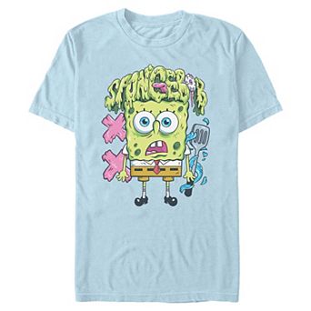 Men's Nickelodeon SpongeBob ScaredPants Halloween Graphic Tee