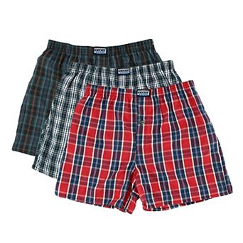 Knocker Men's Plaid Boxer Shorts (Pack of 6)