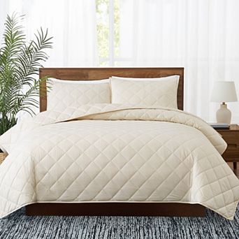 Brooklyn Loom Pinstripe Quilt Set