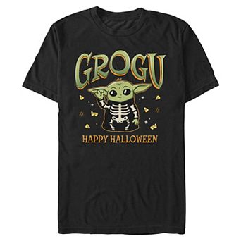 Men's Star Wars Grogu Happy Halloween Graphic Tee