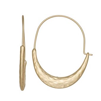 lonna & lilly Gold Tone Hoop Earrings