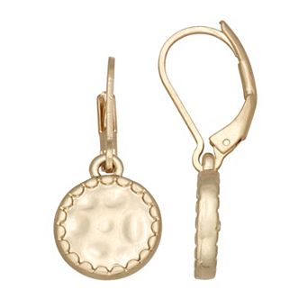 lonna & lilly Gold Tone Small Drop Earrings