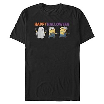 Men's Despicable Me Minions Happy Halloween Graphic Tee