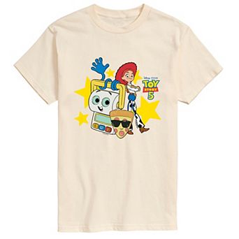 Big & Tall Disney's Toy Story 5 Smarty Pants & Jessie Short Sleeve Graphic T-Shirt