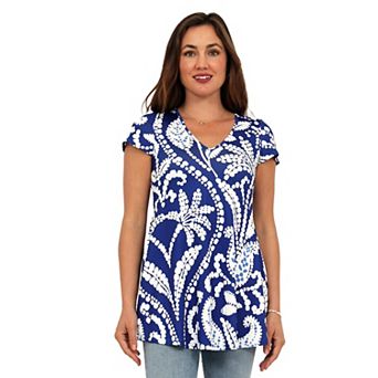 Women's 24Seven Comfort Apparel Flared Tunic Top