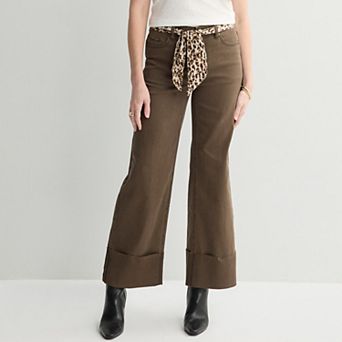 Women's BB Dakota Ultra 90 Cuff With Scarf Belt Jeans