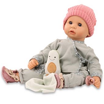 Gotz Cookie 19-inch Soft Baby Doll with Blue Sleeping Eyes