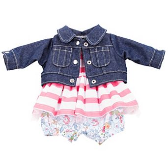 Gotz 3 pc Doll Clothing Accessory Set for Dolls Up to 13 in
