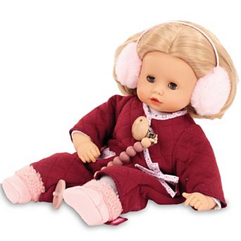 Gotz Muffin: Jubilee 13-inch Soft-Body Doll with Earmuffs & Pacifier