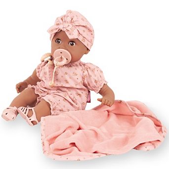 Gotz Cosy Aquini: Flower Millefleur 13-inch Soft Body Bath Baby Doll & Accessories