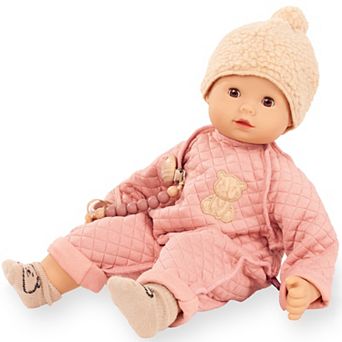 Gotz Maxy Muffin: Little Bear 16.5-inch Soft Body Baby Doll With Pacifier & Sleepy Eyes