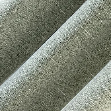 Sun Zero Tula Crosshatch 100% Blackout Grommet Single Window Curtain Panel