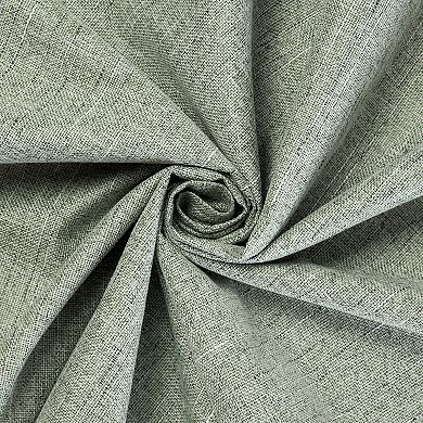 Sun Zero Tula Crosshatch 100% Blackout Grommet Single Window Curtain Panel