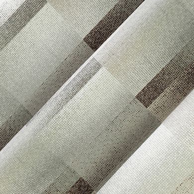 Sun Zero Sterling Gradient Geometric 100% Blackout Single Window Curtain Panel