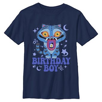 Boys 6-20 K-Pop Demon Hunters Derpy Birthday Boy Graphic Tee