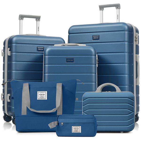Merax Travelpro Max 6-Piece Hardside Spinner Luggage Set with TSA
