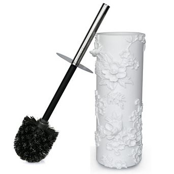 Toilet Brush and Holder Set Bathroom Cleaning Tool Modern Compact Durable