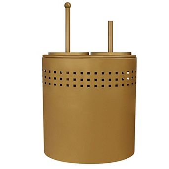 Toilet Brush and Plunger Set with Holder Modern Bathroom Accessories Bowl Brush Heavy Duty Plunger