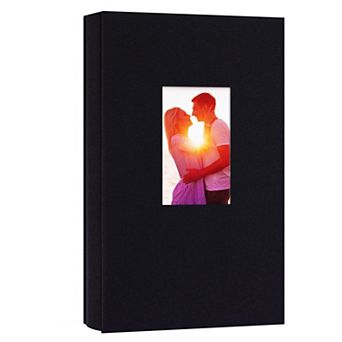 Linen Photo Album 4x6 300 Photos Cover Window Family Wedding Anniversary