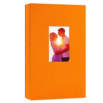 Linen Photo Album 4x6 300 Photos Cover Window Family Wedding Anniversary