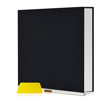 Self-Adhesive Scrapbook Photo Album 40 Pages Linen Cover for 4x6 5x7 8x10 Pictures DIY Wedding