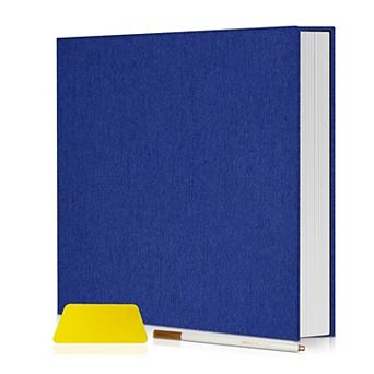 Self-Adhesive Scrapbook Photo Album 40 Pages Linen Cover for 4x6 5x7 8x10 Pictures DIY Wedding