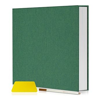 Self-Adhesive Scrapbook Photo Album 40 Pages Linen Cover for 4x6 5x7 8x10 Pictures DIY Wedding