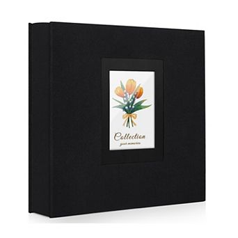 Linen Photo Album 4x6 600 Pockets Large Capacity Fabric Cover Memory Book for Wedding Family Travel