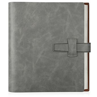 Leather Photo Album 4x6 200 Photos 30 Writing Paper Horizontal Ring Binder 8.5x10 Inch Wedding Gift