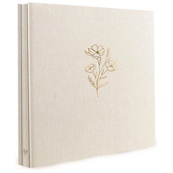 Photo Album 4x6 500 Photos Linen Fabric Cover 500 Pockets Acid Free Pages for Family Wedding Travel