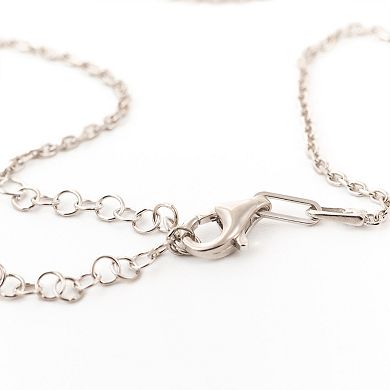 Belinda Jewelz Two-Tone Interconnected Rings Necklace