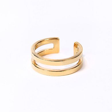 Belinda Jewelz Double Band Open Stacking Ring