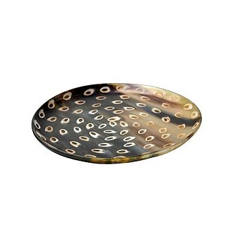 Horn Side Peacock Plate