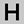 H Silver Tone