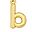 B Gold Tone