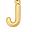 J Gold Tone