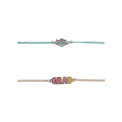 Hallmark 4pc Pastel Graduation Bracelet Set