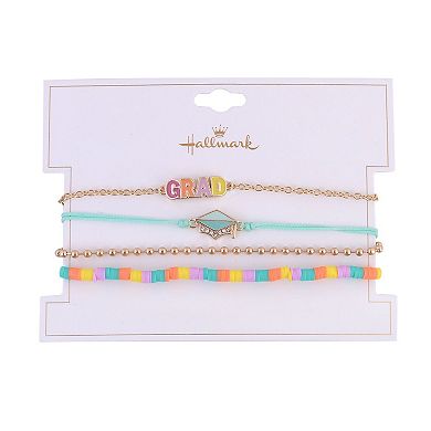 Hallmark 4pc Pastel Graduation Bracelet Set