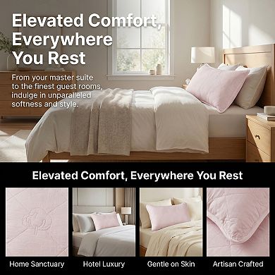 Pillow Protector with Envelope, 1-pack, Breathable Hypoallergenic Cotton, Suitable for Home